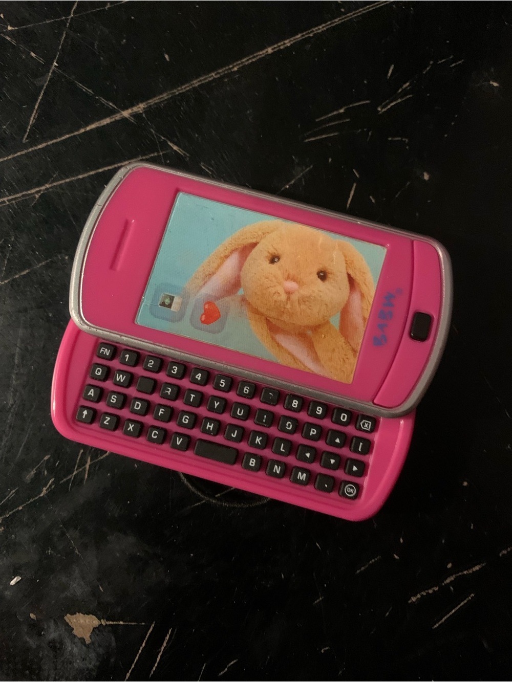 Build A Bear Cell Phone Wristie Slide Keyboard Plastic Sounds Accessory Toy BAB